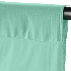 Walimex Stoffhintergrund Mintgrün 2,85 x 6 m Stoffstärke ca. 140 g/m², Fotohintergrund aus Baumwolle, waschbar für Atelier und Studio