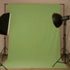 Walimex Stoffhintergrund Olivgrün 2,85 x 6 m Stoffstärke ca. 140 g/m², Fotohintergrund aus Baumwolle, waschbar für Atelier und Studio