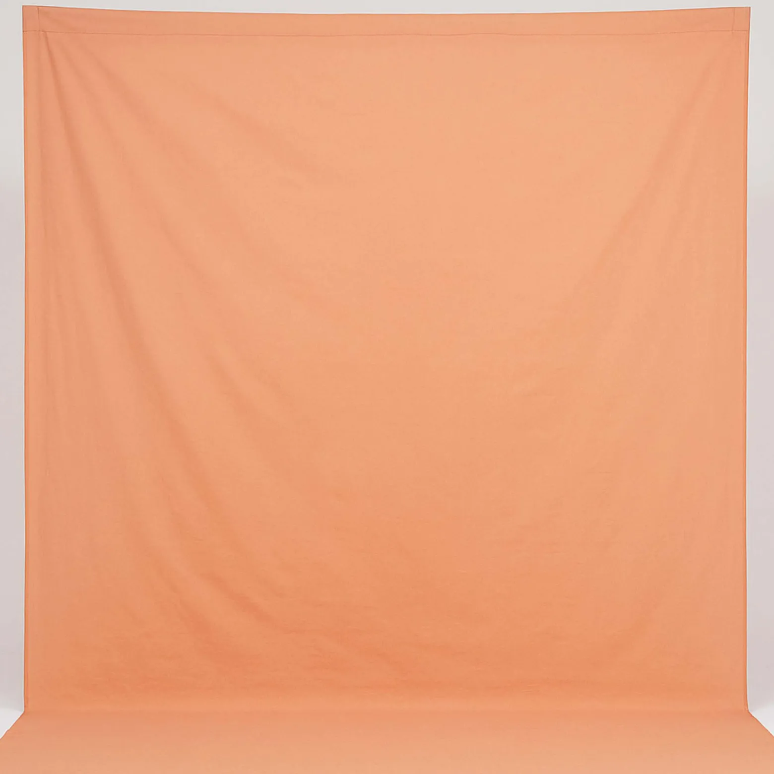 Walimex Stoffhintergrund Pfirsich 2,85 x 6 m Stoffstärke ca. 140 g/m², Fotohintergrund aus Baumwolle, waschbar für Atelier und Studio