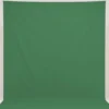 Walimex Stoffhintergrund Smaragd Grün 2,85 x 6 m Stoffstärke ca. 140 g/m², Fotohintergrund aus Baumwolle, waschbar für Atelier und Studio