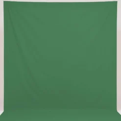 Walimex Stoffhintergrund Smaragd Grün 2,85 x 6 m Stoffstärke ca. 140 g/m², Fotohintergrund aus Baumwolle, waschbar für Atelier und Studio