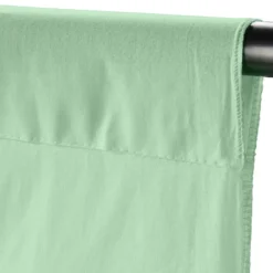Walimex Stoffhintergrund Weißgrün 2,85 x 6 m Stoffstärke ca. 140 g/m², Fotohintergrund aus Baumwolle, waschbar für Atelier und Studio