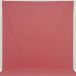 Walimex Stoffhintergrund Ziegelstein/Rot 2,85 x 6 m Stoffstärke ca. 140 g/m², Fotohintergrund aus Baumwolle, waschbar für Atelier und Studio