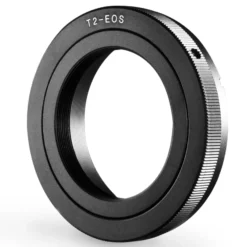 Walimex T2 Adapter kompatibel mit Canon EF-Bajonett EOS - 60 x 60 x 20 mm - Adapterring manueller Fokus, einfache Handhabung, Objektiv-Anschlussring für viele Modelle