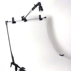Walimex Teleskop Auslegearm Aluminium 42,5–97 cm, Stativ Ausleger mit 1/4 Zoll und 3/8 Zoll Gewinde, belastbar bis 10 kg