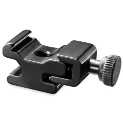 Walimex Universal Blitzschuh - 64 x 39 x 25 mm - aus Metall - mit 1/4" Stativanschluss und Feststellschraube - Zubehör Foto Studio