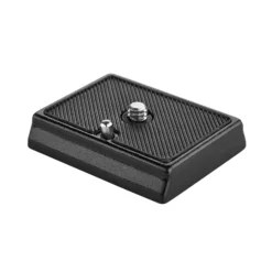 Walimex Universal Schnellwechselplatte FT-001P , kompatibel mit z.B. Manfrotto MA200 PL-14, 52 x 42 x 10 mm, Aluminium mit Gummierung