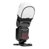 Walimex Universal Stoff Diffusor für Kompaktblitze, Diffusor Fotografie für Kamera Blitz bis 25 cm Umfang, hochwertiges Fotozubehör, weiche Ausleuchtung