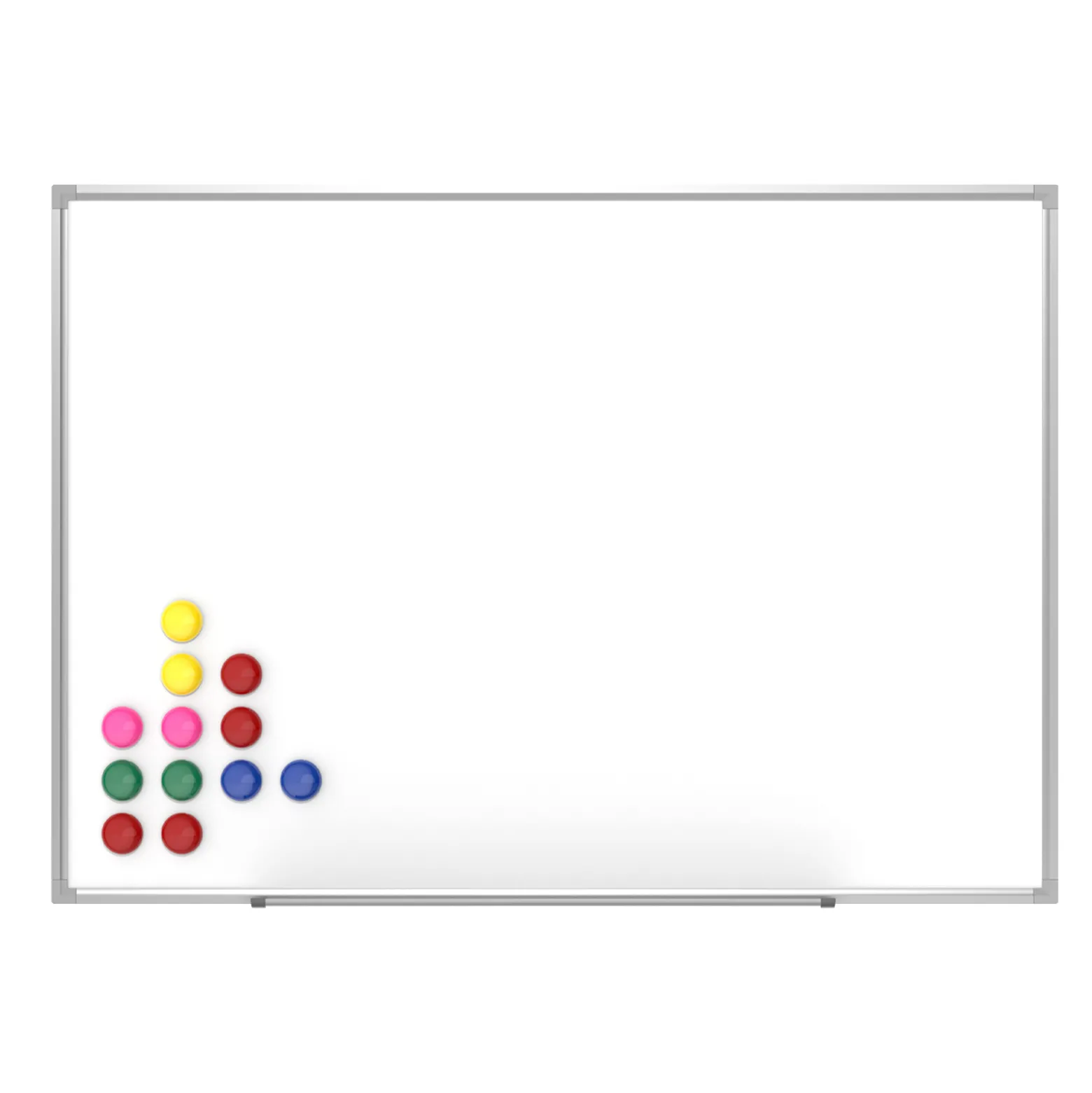 Whiteboard Magnettafel 60x90cm Mit Stiftablage und 12 Magnete Magnetpinnwand Präsentationstafel