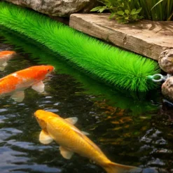 Wiltec Ablaichbürste 200 cm Ø 15 cm, Laichbürste aus grünem, sehr weichem Polypropylen, Laichhilfe für Koi und Teichfische