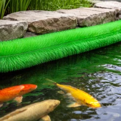 Wiltec Ablaichbürste 200 cm Ø 15 cm, Laichbürste aus grünem, sehr weichem Polypropylen, Laichhilfe für Koi und Teichfische