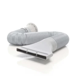 Wiltec Abluftschlauch für Klimaanlagen mit 116 mm Durchmesser, Schlauch mit variabler Länge 0,7-1,7 m für Klimagerät, Trockner und Dunstabzugshaube