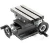 Wiltec 2-Achsen Kreuztisch 170x85 mm, Frästisch mit 100 mm X Achse, 80 mm Y Achse, Koordinatentisch aus Gusseisen, Bohrtisch, Fräsständer
