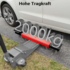 Wiltec Achstraverse Wagenheberbrücke 2000kg Querträger für Wagenheber Traverse mit Gummiauflagen