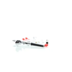Wiltec Airbrush Pistole Set Typ 130T mit Double Action Funktion, Nadel und Düse Ø 0,2-0,5 mm, 1 Farbbecher, Adapter für Modellbau, Nailart usw.