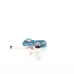 Wiltec Airbrush Pistole Typ 182K mit Double Action Funktion, Düse Ø 0,2-0,5 mm, 1 Farbbecher, Adapter für Modellbau, Nailart usw.