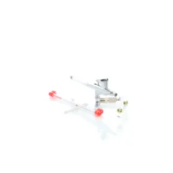 Wiltec Airbrush Pistole Typ 136T mit Double Action Funktion, Düse Ø 0,2-0,5 mm, 1 Farbbecher, Adapter für Modellbau, Nailart usw.