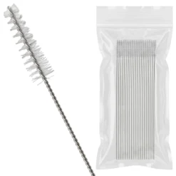 Wiltec Airbrush Reinigungsbürsten Set 20 Stück, ideal für Reinigung Airbrush Pistole, ultrafeine Borsten, korrosionsbeständig, Bürstenreiniger Air Brush Design