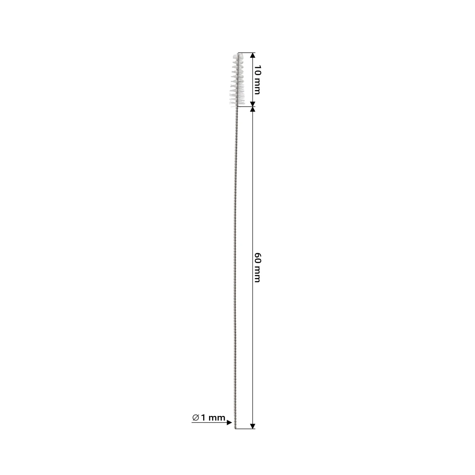 Wiltec Airbrush Reinigungsbürsten Set 20 Stück, ideal für Reinigung Airbrush Pistole, ultrafeine Borsten, korrosionsbeständig, Bürstenreiniger Air Brush Design