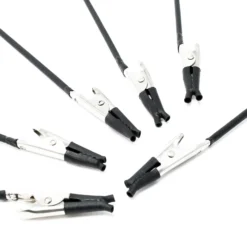 Wiltec Airbrush Werkstückhalter mit 6-fach Halterung für Modellbau, flexibler Lackierständer, Halterung für Airbrushen, für Absauganlage