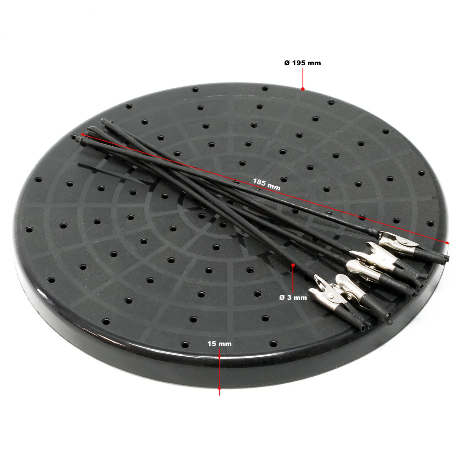 Wiltec Airbrush Werkstückhalter mit 6-fach Halterung für Modellbau, flexibler Lackierständer, Halterung für Airbrushen, für Absauganlage