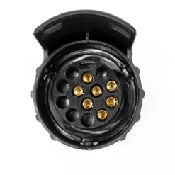 Wiltec Anhänger Adapter 7 auf 13 polig 12V, Kunststoff Adapter für PKW Anhänger, Anhängerkupplung Steckanschluss, Anhängersteckdose