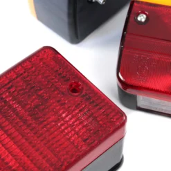 Wiltec Anhängerbeleuchtung Set mit 7-poligem Stecker, Leuchten, Reflektoren und Kabel für Anhänger, Anhängerleuchte mit verschiedenen Funktionen