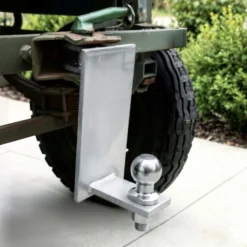 Wiltec Anhängerkupplung + Kupplungskugel 50 mm, Kombikupplung 260 x 140 mm und Kugelkopf bis 3,5 t für Rangierbetrieb