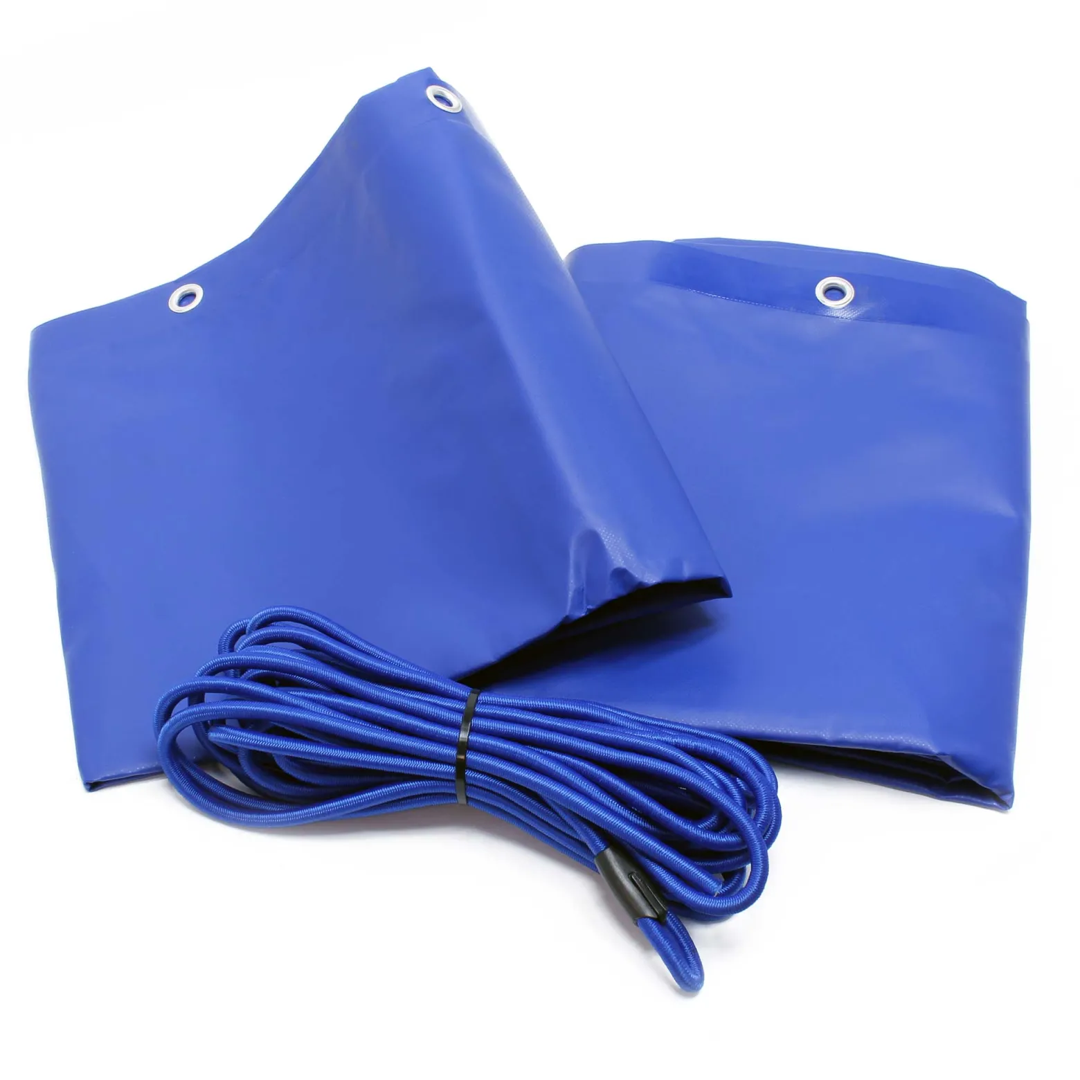 Wiltec Anhängerplane Flachplane inkl. Planenseil 257,5 x 134,5 x 5 cm, wasserfeste und winddichte Schutzplane, Abdeckplane aus PVC