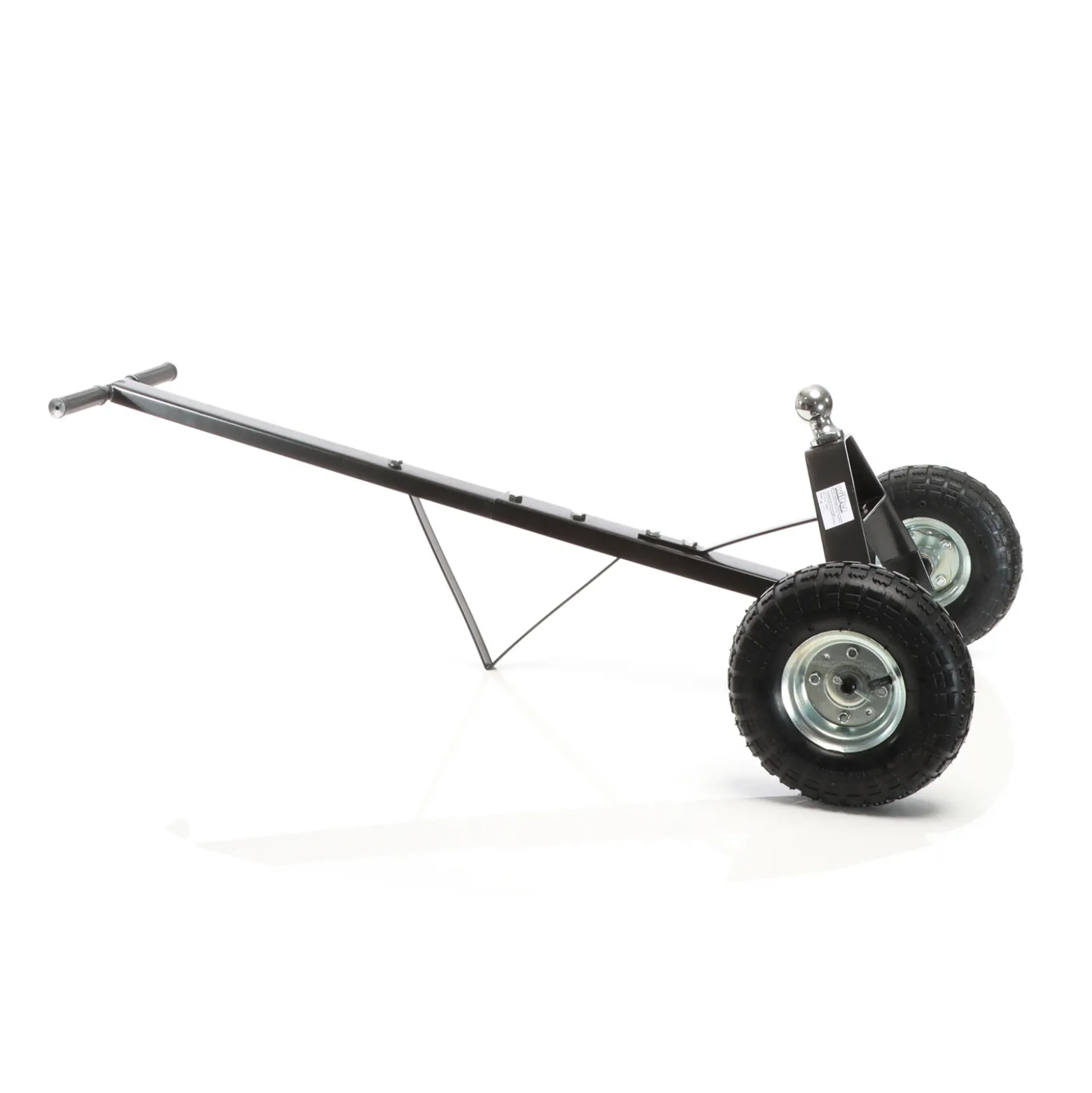 Wiltec Anhänger Rangierhilfe für Wohnwagen bis 270 kg, 110 x 72 x 30 cm, Rangierwagen mit Handgriff und Luftgummireifen