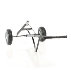 Wiltec Anhänger Rangierhilfe für Wohnwagen bis 270 kg, 110 x 72 x 30 cm, Rangierwagen mit Handgriff und Luftgummireifen