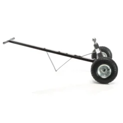 Wiltec Anhänger Rangierhilfe für Wohnwagen bis 270 kg, 110 x 72 x 30 cm, Rangierwagen mit Handgriff und Luftgummireifen