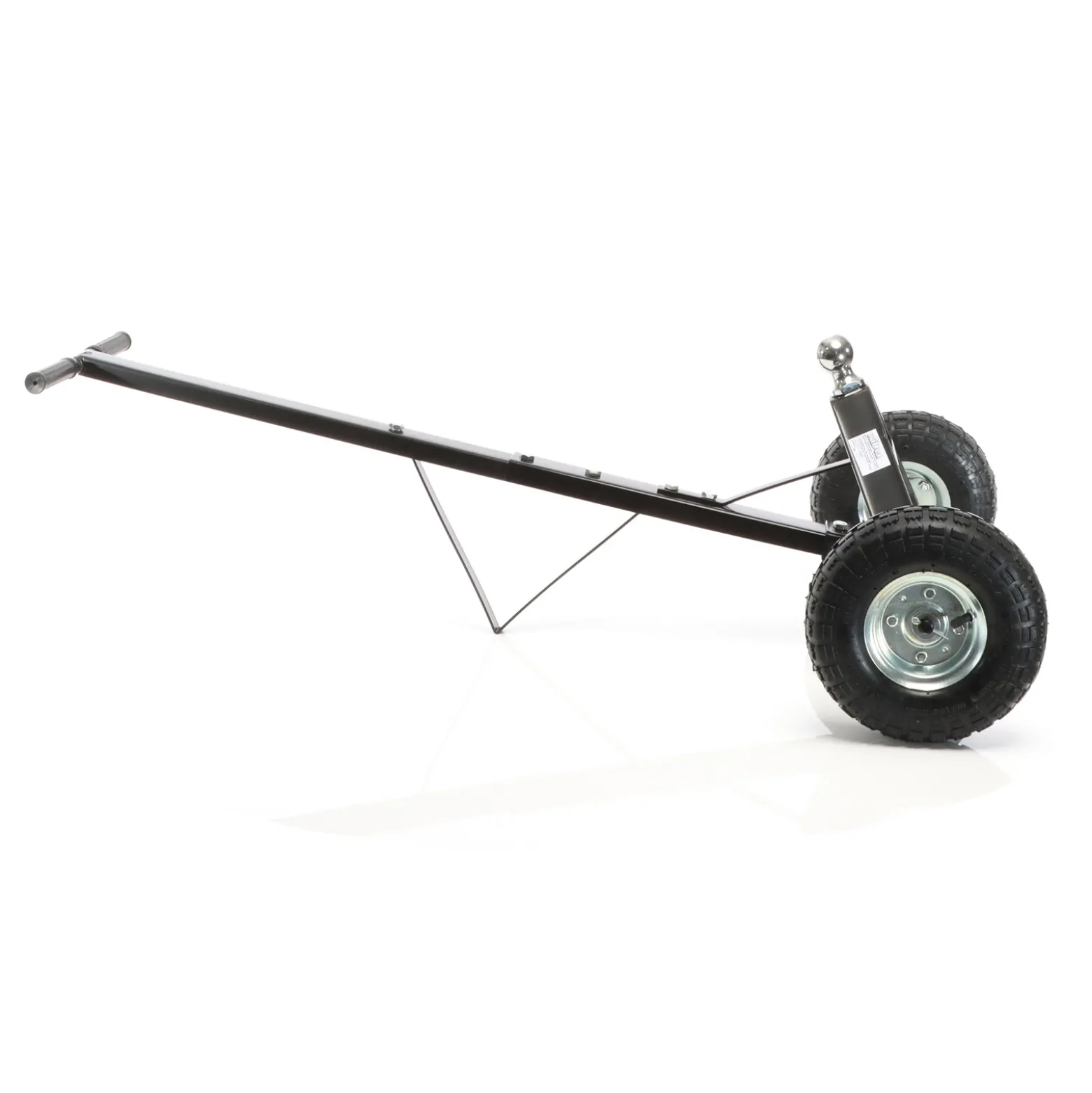 Wiltec Anhänger Rangierhilfe für Wohnwagen bis 270 kg, 110 x 72 x 30 cm, Rangierwagen mit Handgriff und Luftgummireifen