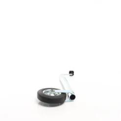 Wiltec Anhänger Stützrad mit 362 kg Stützlast ø48 mm, Bugrad mit Kurbel, Anhängerrad, Abstellstütze