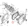 Wiltec Antriebskette für LIFAN 6,5-13 PS Motor – Benzinmotor Ersatzteil für Ölbadkupplung – Einzylinder für Kleinmaschinen & Karts, 4-Takt Motor & OHV Ventilsteuerung