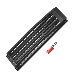 Wiltec Auffahrrampe 274 cm 680 kg für ATV Motorrad Quad, Aluminium Auffahrschiene faltbar, Verladerampe rutschsicher