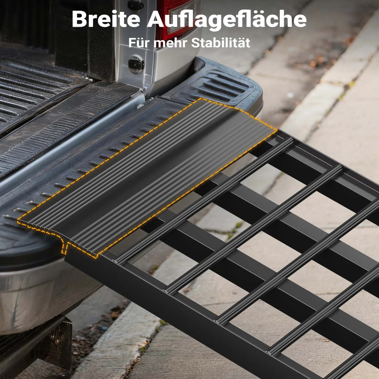 Wiltec Auffahrrampe 274 cm 680 kg für ATV Motorrad Quad, Aluminium Auffahrschiene faltbar, Verladerampe rutschsicher