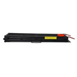 Wiltec Auffahrrampe 203 cm 340 kg für ATV Motorrad Quad, Stahl Auffahrschiene faltbar, Verladerampe rutschsicher, gummierte Auflagefläche