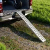 Wiltec Auffahrrampe 192 cm 182 kg für Motorrad ATV Quad, Aluminium Auffahrschiene, Verladerampe rutschsicher
