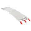 Wiltec Auffahrrampe 3-fach klappbar 199cm 270kg für Motorrad ATV Quad, Aluminium Auffahrschiene faltbar, Verladerampe rutschsicher