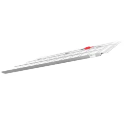 Wiltec Auffahrrampe 3-fach klappbar 172cm 340kg pro Element für Motorrad ATV Quad, Aluminium Auffahrschiene faltbar, Verladerampe rutschsicher