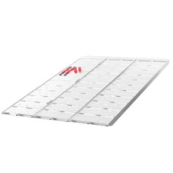 Wiltec Auffahrrampe 3-fach klappbar 215cm 340kg pro Element für Motorrad ATV Quad, Aluminium Auffahrschiene faltbar, Verladerampe rutschsicher