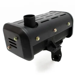 Wiltec Auspufftopf für LIFAN 10 PS Motor – Dieselmotor Ersatzteil Auspuff Topf – Einzylinder für Kleinmaschinen & Karts, 4-Takt Motor & OHV Ventilsteuerung