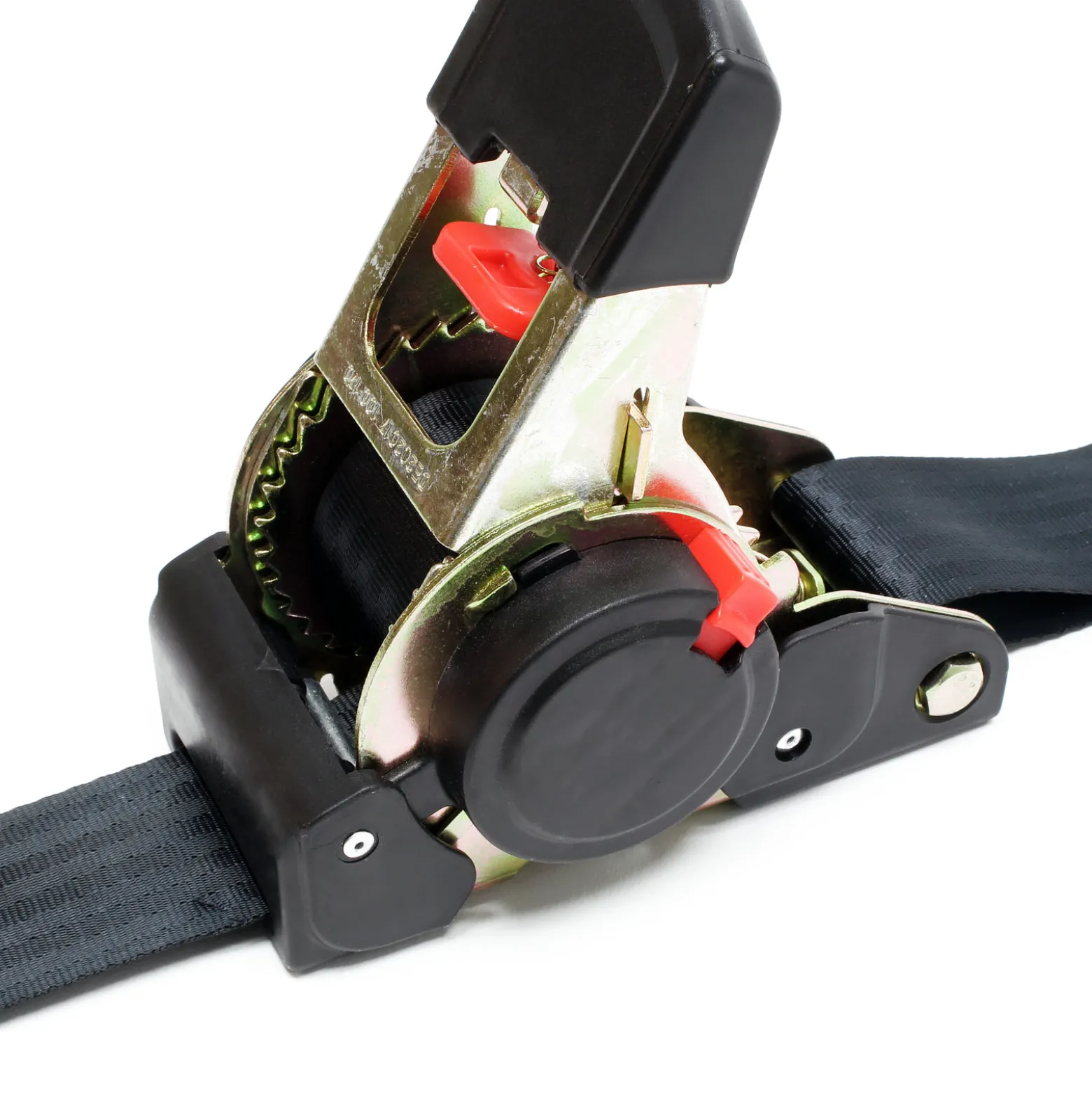 Wiltec Automatik Zurrgurt 750 daN Zuglast 3 m x 50mm PES Spanngurt mit S-Haken selbstaufrollend, ideal für Autotransport