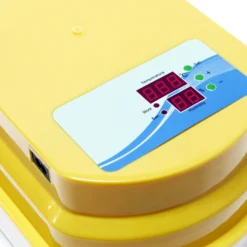 Wiltec Automatische Brutmaschine für 12 Eier, Inkubator mit vollautomatischem Wendesystem, Brutautomat mit Temperatursteuerung und Feuchtigskeitsregulierung, Brutkasten zum Eier ausbrüten