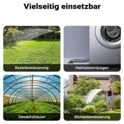Wiltec automatische Magnetkreiselpumpe 450 W, Magnetpumpe mit 30 m Förderhöhe, Kreiselpumpe für Haus und Garten