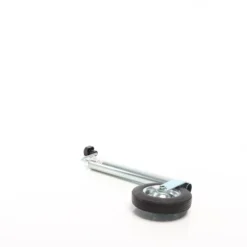 Wiltec automatisches Anhänger Stützrad mit 453 kg Stützlast ø60 mm, Bugrad mit Kurbel, Anhängerrad, Abstellstütze