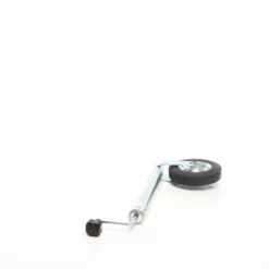 Wiltec automatisches Anhänger Stützrad mit 453 kg Stützlast ø60 mm, Bugrad mit Kurbel, Anhängerrad, Abstellstütze