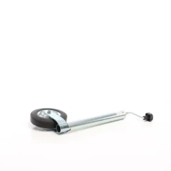 Wiltec automatisches Anhänger Stützrad mit 453 kg Stützlast ø60 mm, Bugrad mit Kurbel, Anhängerrad, Abstellstütze