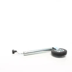 Wiltec automatisches Anhänger Stützrad mit 453 kg Stützlast ø60 mm, Bugrad mit Kurbel, Anhängerrad, Abstellstütze